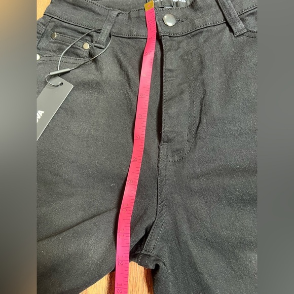 Fashion Nova Black Flare & Wide Leg Jeans size 9 - Picture 8 of 9